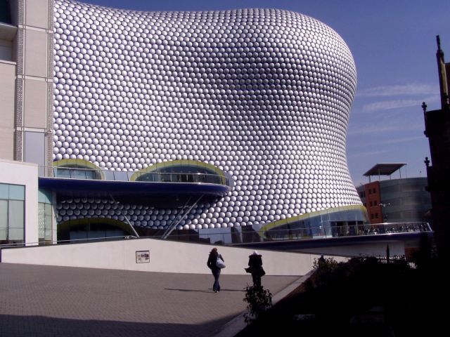 英国伯明翰的牛环购物中心 英国伯明翰的牛环购物中心
