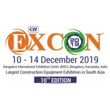 2019年印度班加罗尔工程机械展会EXCON