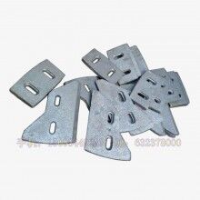 JS500/750强制式ued网站搅拌机通用衬板叶片搅拌臂铸铁耐磨易损件