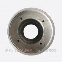 滚筒齿圈传动搅拌机铸铁托轮直径15/18cm拖轮滚轮承重轮