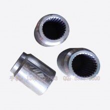 螺旋输送机配件花键套批发 中吊轴花键套 20/28齿轴齿套