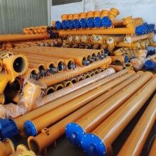 搅拌站配套设备水泥粉煤灰矿粉螺旋输送机厂家管式绞龙灰泵配件