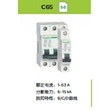 施耐德C65微断C65N 2P C40A