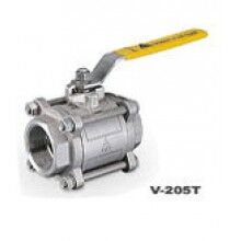 V-205T三片式螺纹球阀