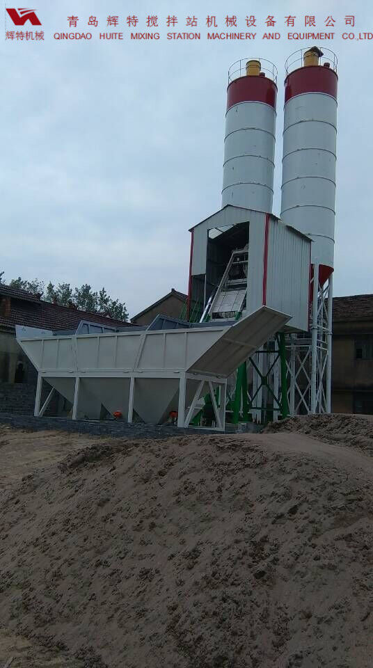 青岛辉特ued网站搅拌站HZS90精致的细节处理 青岛辉特ued网站搅拌站HZS90精致的细节处理