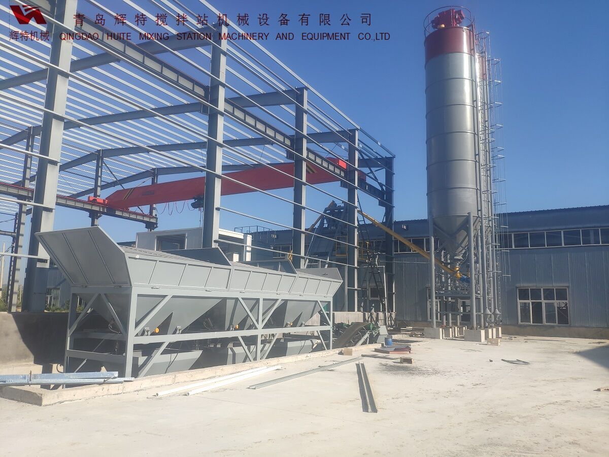 HZS50ued网站搅拌站---卧轴主机高效节能-辉特机械 HZS50ued网站搅拌站---卧轴主机高效节能-辉特机械