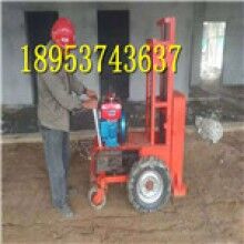 不开玩笑！自走式四轮链条打夯机 柴油夯锤机