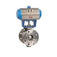 法兰式V型气动球阀VQ641H-16P