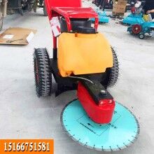 可调高！手推式切桩机 实心桩切桩机价格 桩头切割机