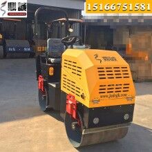造型新颖！座驾式1吨压路机 全液压双钢轮振动压路机 小型压路机