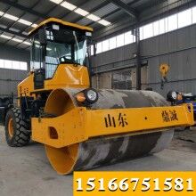 大马力发动机自重8吨单钢轮压路机 轮宽1.85米振动碾 泥土路面压道机